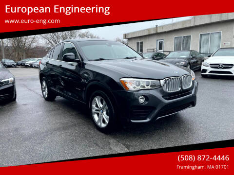 2016 BMW X4 for sale at European Engineering in Framingham MA