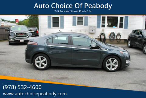 2013 Chevrolet Volt for sale at Auto Choice Of Peabody in Peabody MA