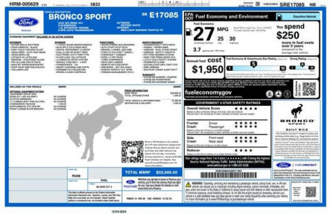 2025 Ford Bronco Sport Big Bend