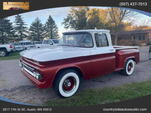 1962 Chevrolet Pickup Reg Cab for sale at COUNTRYSIDE AUTO INC in Austin MN