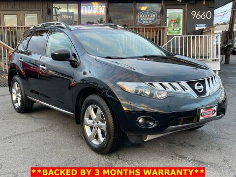 2009 Nissan Murano for sale at CERTIFIED CAR CENTER in Fairfax VA