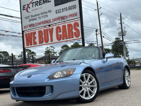 2006 Honda S2000 for sale at Extreme Autoplex LLC in Spring TX