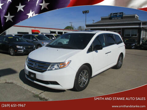 2012 Honda Odyssey for sale at Smith and Stanke Auto Sales in Sturgis MI