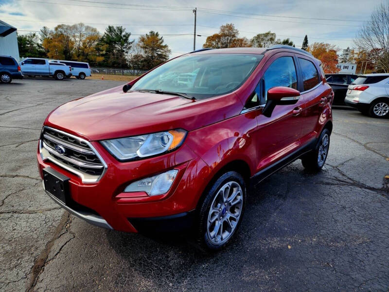 Used 2018 Ford Ecosport Titanium with VIN MAJ6P1WL6JC193239 for sale in Adams, WI