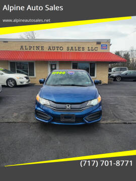 2015 Honda Civic for sale at Alpine Auto Sales in Carlisle PA