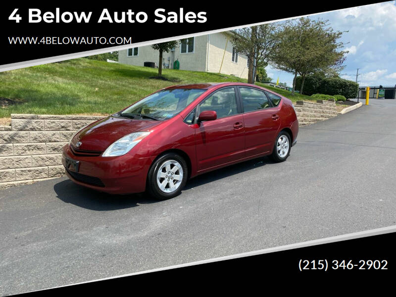 2004 Toyota Prius for sale at 4 Below Auto Sales in Willow Grove PA