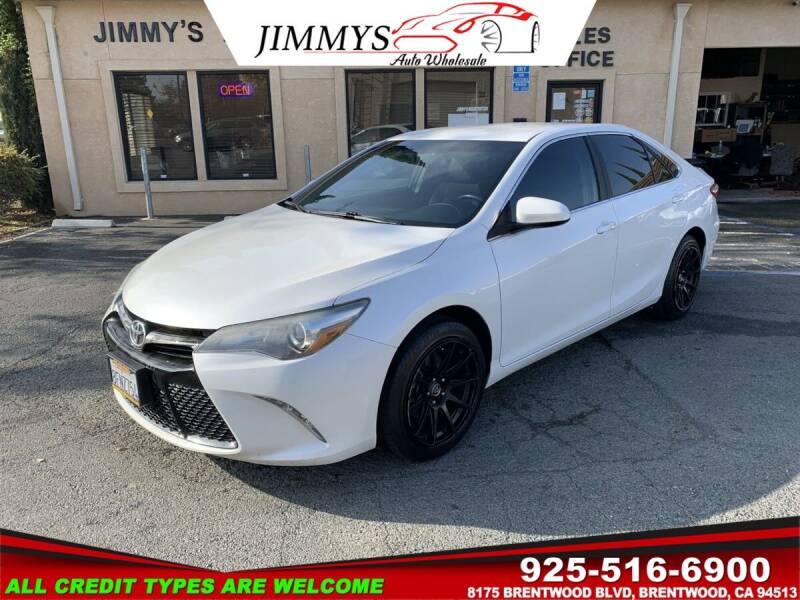 2016 Toyota Camry for sale at JIMMY'S AUTO WHOLESALE in Brentwood CA