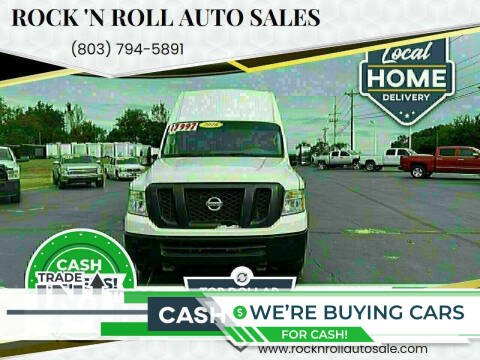2016 Nissan NV for sale at Rock 'N Roll Auto Sales in West Columbia SC