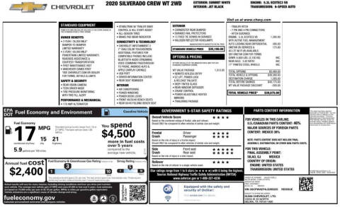 2020 Chevrolet Silverado 1500