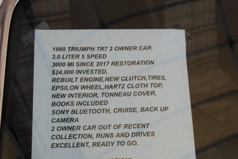 1980 Triumph TR7