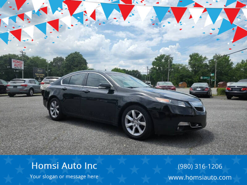 2012 Acura TL for sale at Homsi Auto Inc in Kannapolis NC