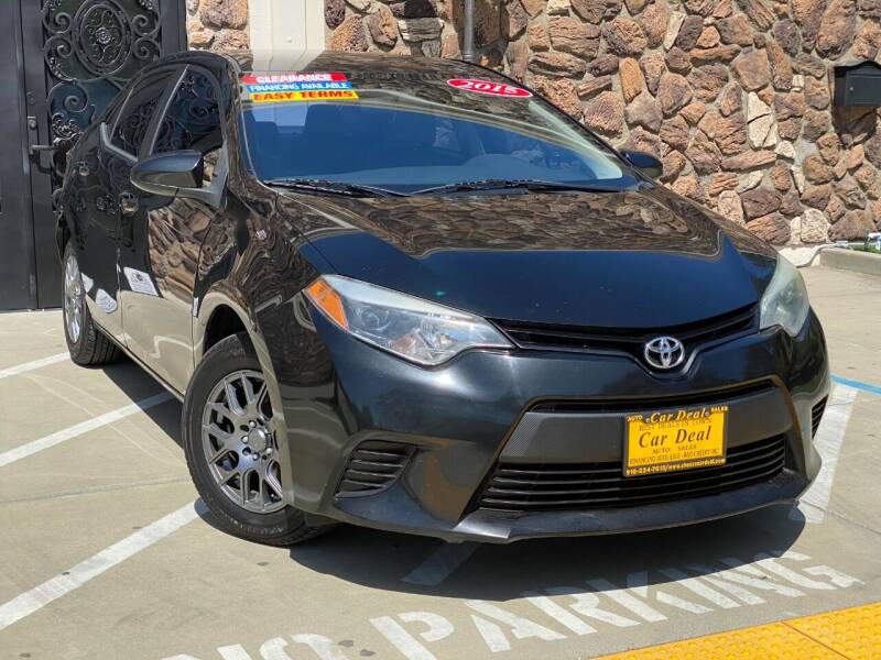 2015 Toyota Corolla for sale at Car Deal Auto Sales in Sacramento CA