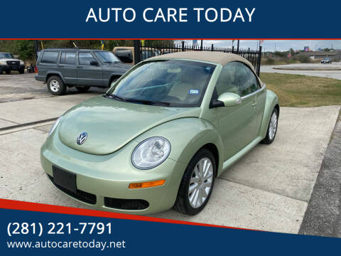 2008 Volkswagen New Beetle Convertible for sale at AUTO CARE TODAY in Spring TX
