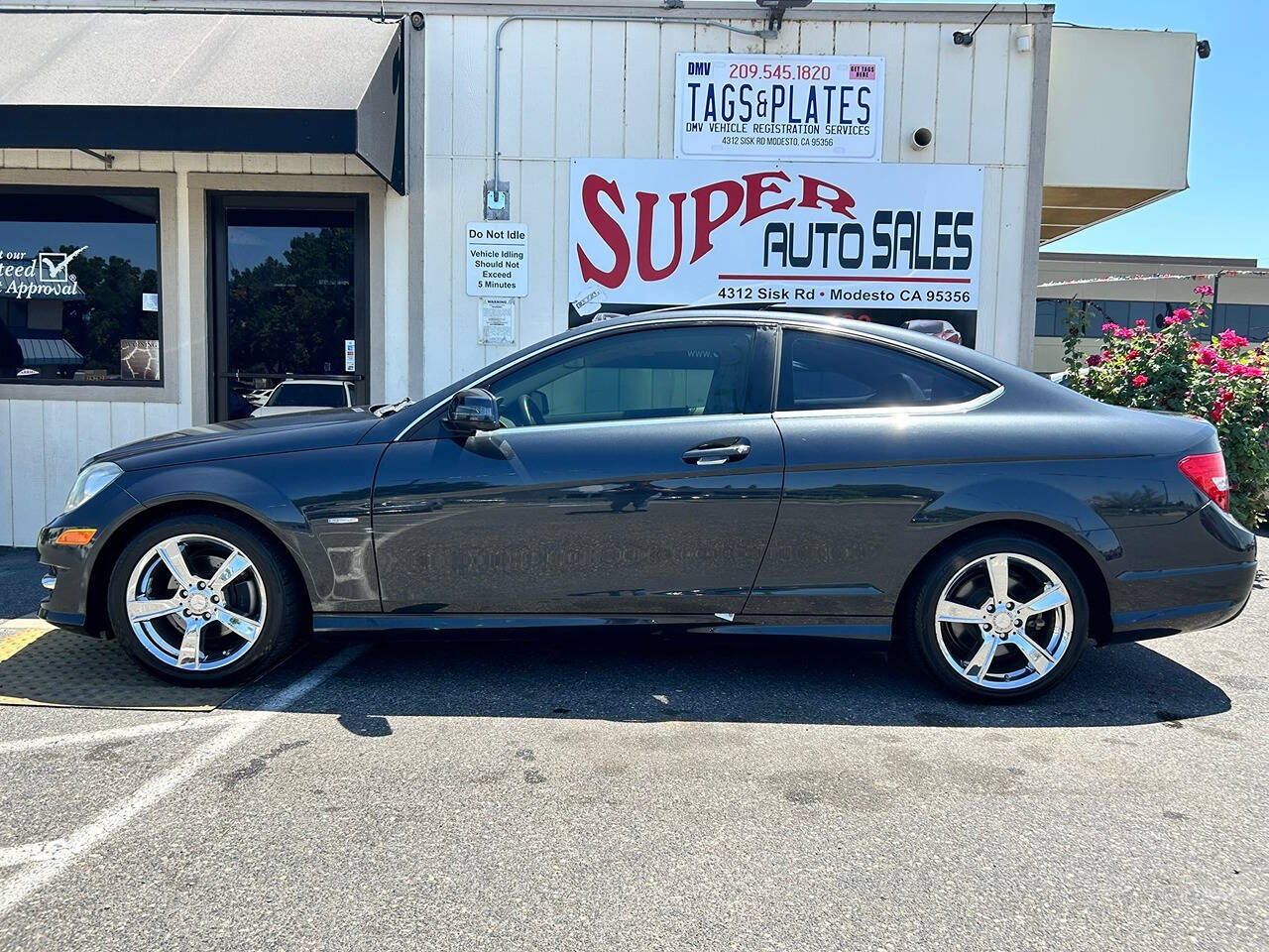 2012 Mercedes-Benz C-Class for sale at Super Auto Sales Modesto in Modesto, CA