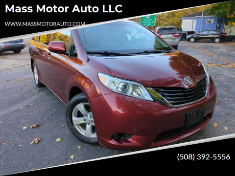 2012 Toyota Sienna for sale at Mass Motor Auto LLC in Millbury MA