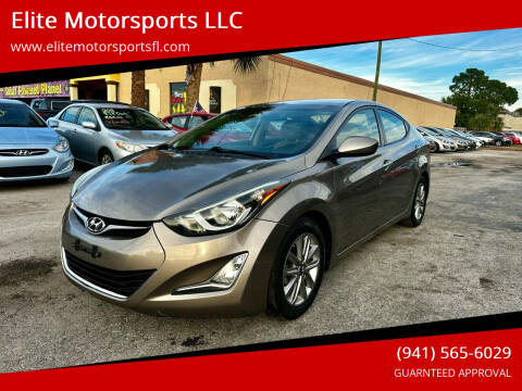 2016 Hyundai Elantra for sale at Elite Motorsports LLC in Saint Petersburg FL