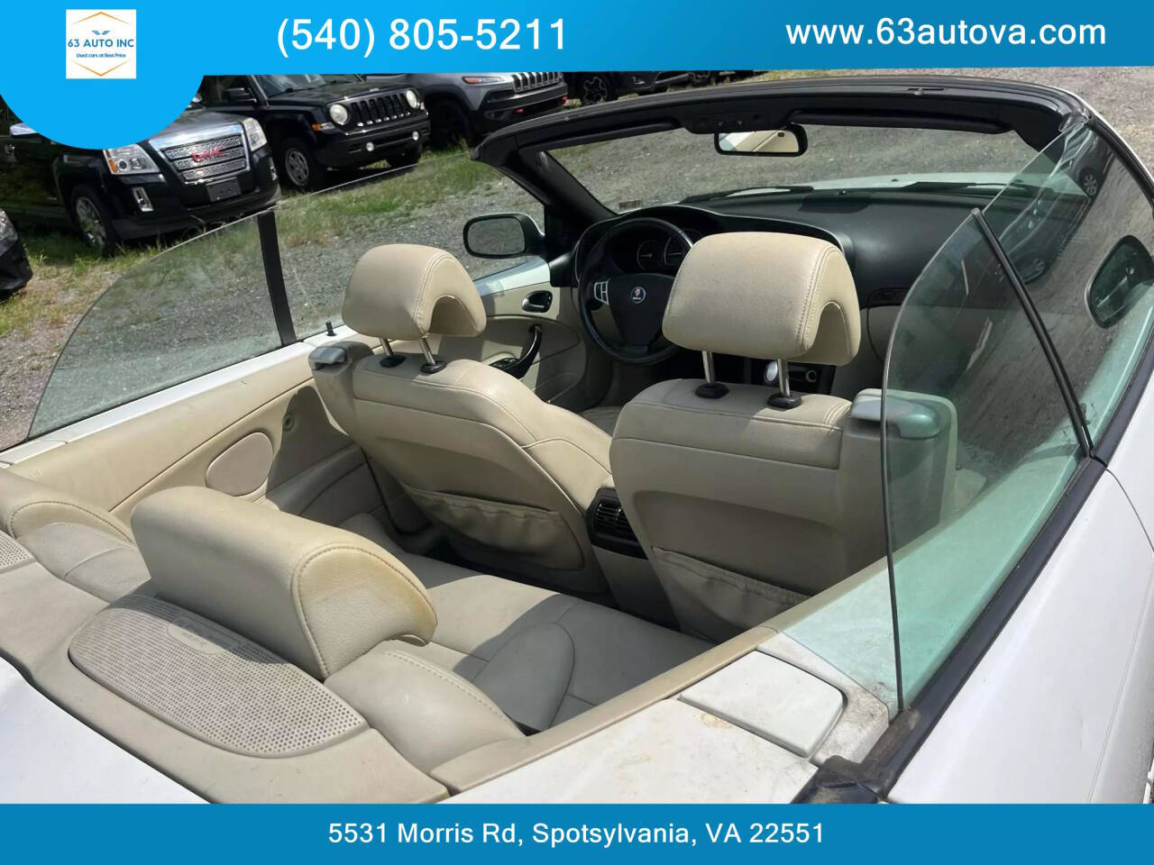 2011 Saab 9-3 for sale at 63 Auto Inc in Spotsylvania, VA