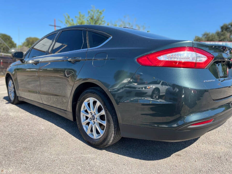 2015 Ford Fusion for sale at J-R Auto Sales LLC in Houston, TX