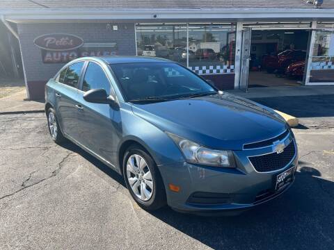 2012 Chevrolet Cruze for sale at PETE'S AUTO SALES LLC - Dayton in Dayton OH