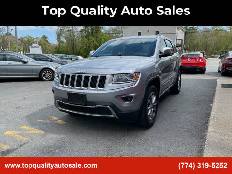 2014 Jeep Grand Cherokee for sale at Top Quality Auto Sales in Westport MA