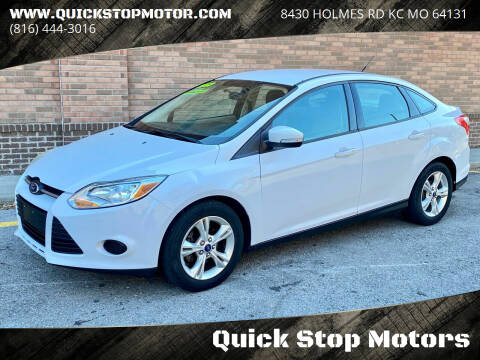 2013 Ford Focus for sale at Quick Stop Motors in Kansas City MO