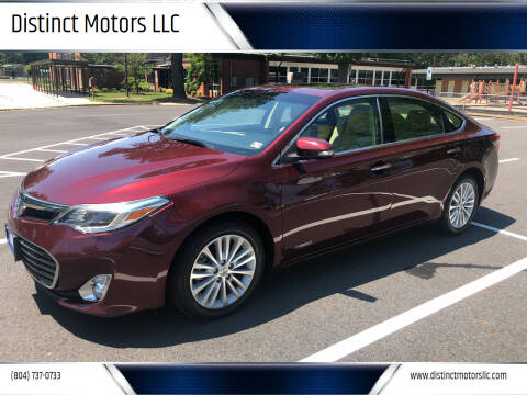 2013 Toyota Avalon Hybrid for sale at Distinct Motors LLC in Mechanicsville VA