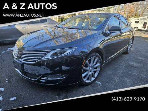 2014 Lincoln MKZ for sale at A & Z AUTOS in Westfield MA