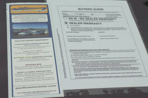 2021 Nissan Titan PRO-4X