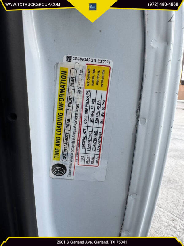 2020 Chevrolet Express 2500