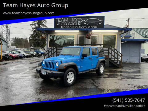 2012 Jeep Wrangler Unlimited for sale at Team Hayes Auto Group in Eugene OR