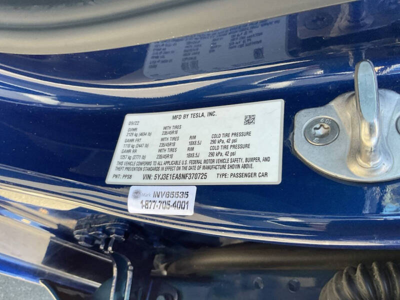 2022 Tesla Model 3