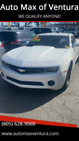 2013 Chevrolet Camaro for sale at Auto Max of Ventura in Ventura CA