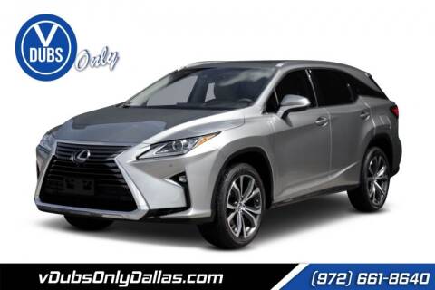 2019 Lexus RX 350L for sale at VDUBS ONLY in Plano TX