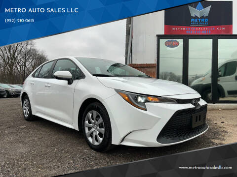 2021 Toyota Corolla for sale at METRO AUTO SALES LLC in Lino Lakes MN