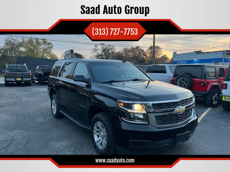 2017 Chevrolet Tahoe for sale at Saad Auto Group in Dearborn Heights MI