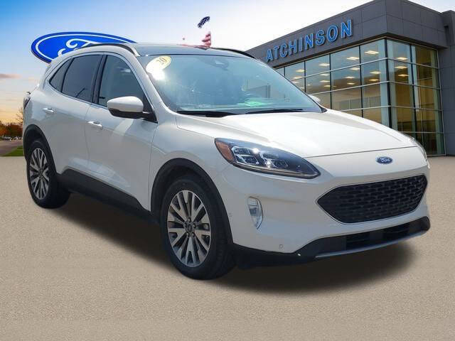 Used 2020 Ford Escape Titanium with VIN 1FMCU9DZXLUB78294 for sale in Belleville, MI