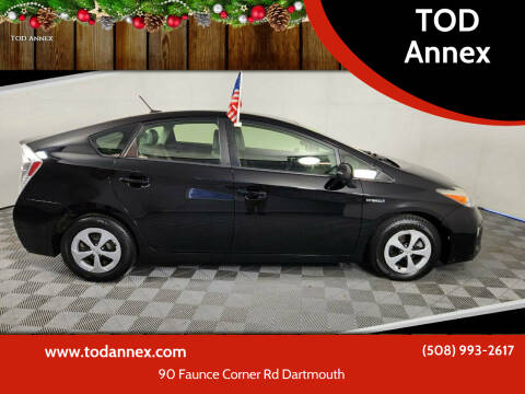 2013 Toyota Prius for sale at TOD Annex in North Dartmouth MA