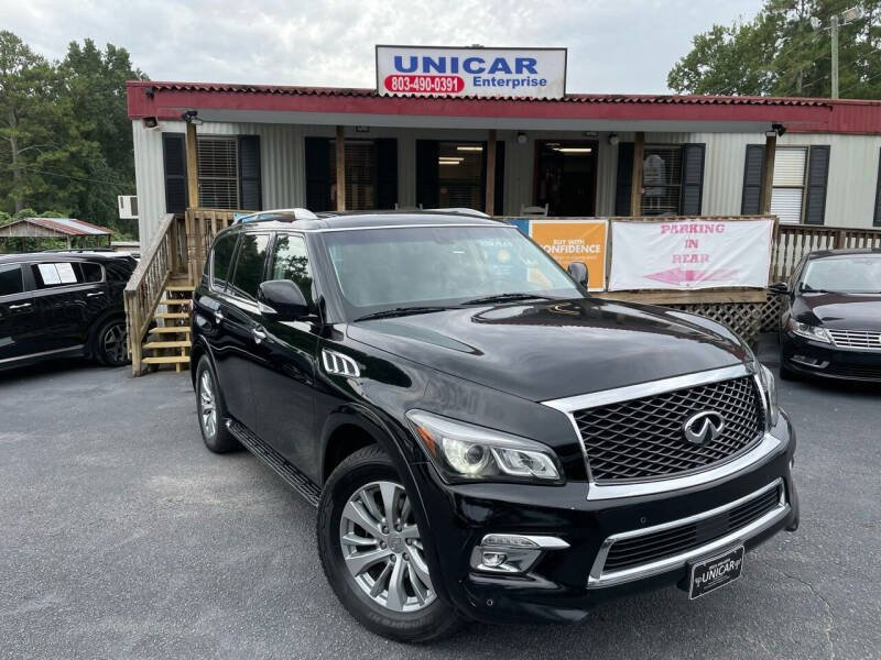 2017 Infiniti QX80 for sale at Unicar Enterprise in Lexington SC