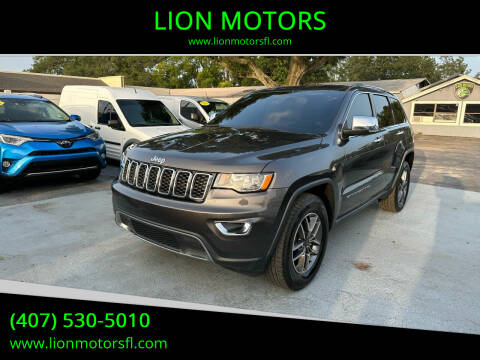 2020 Jeep Grand Cherokee for sale at LION MOTORS in Orlando FL