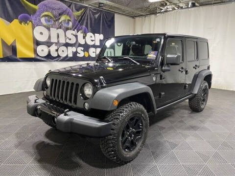 2017 Jeep Wrangler Unlimited for sale at Monster Motors in Michigan Center MI