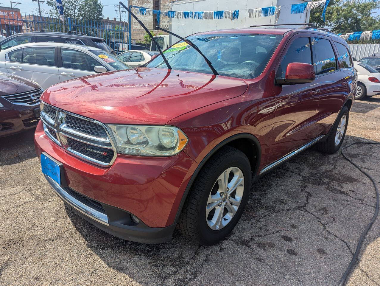 Red 2013 Dodge Durango SXT AWD SXT 4dr SUV 1
