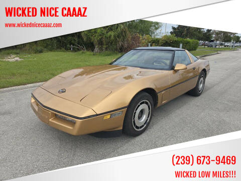 1984 Chevrolet Corvette for sale at WICKED NICE CAAAZ in Cape Coral FL