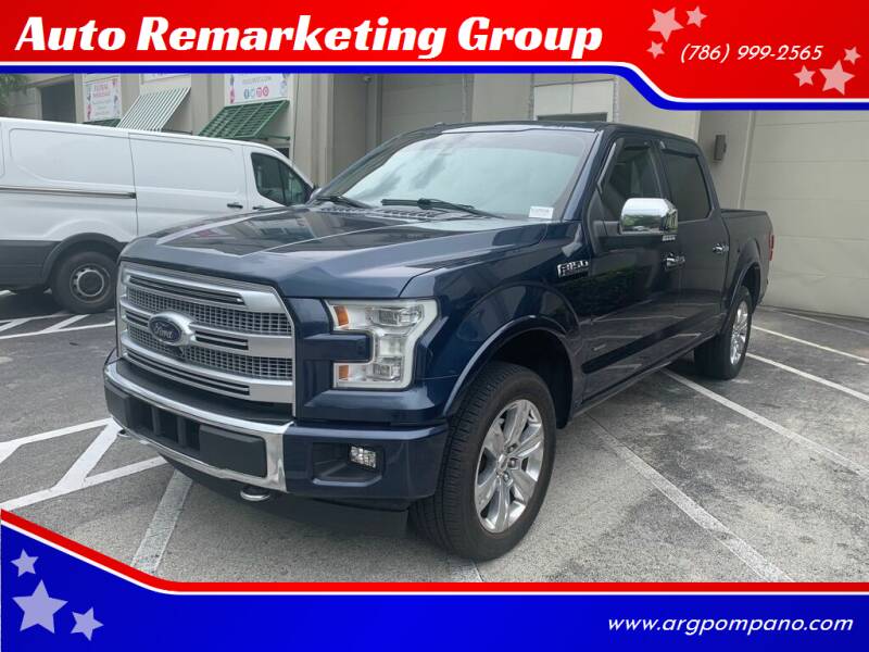2016 Ford F-150 for sale at Auto Remarketing Group in Pompano Beach FL