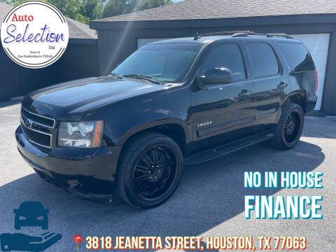 2012 Chevrolet Tahoe for sale at Auto Selection Inc. in Houston TX