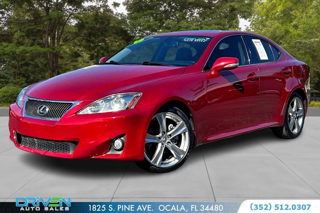 Red 2013 Lexus IS 250 Base 4dr Sedan 1