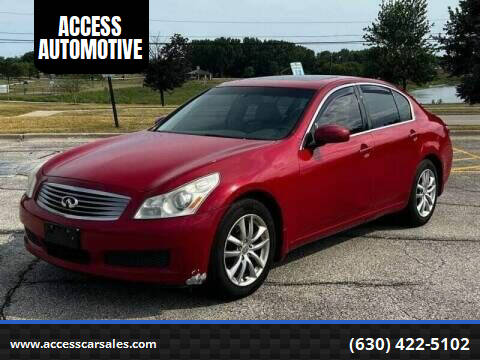 2007 Infiniti G35 for sale at ACCESS AUTOMOTIVE in Bensenville IL