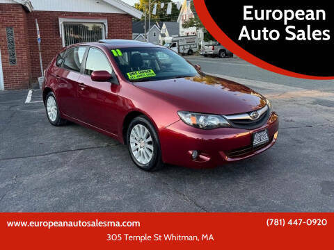 2011 Subaru Impreza for sale at European Auto Sales in Whitman MA