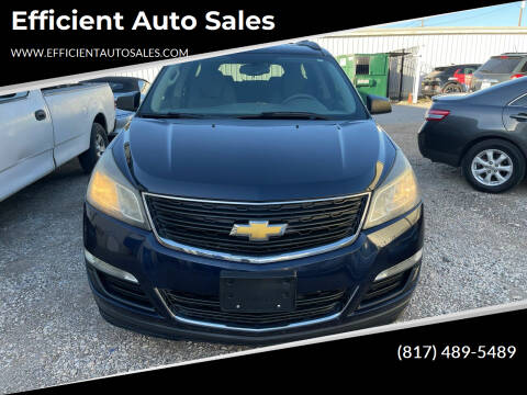 2015 Chevrolet Traverse for sale at Efficient Auto Sales in Crowley TX