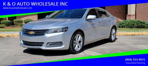 2014 Chevrolet Impala for sale at K & O AUTO WHOLESALE INC in Jacksonville FL