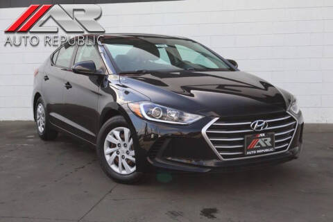 2018 Hyundai Elantra for sale at Auto Republic Fullerton in Fullerton CA